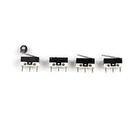 Parti di ricambio Microinterruttori 10 pezzi Micro interruttore finecorsa Interruttore a pulsante 1A 125 V CA del mouse 3 pin Braccio leva a rullo con manico lungo SPDT 12 * 6 mm(Kw10-1)