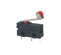 Parti di ricambio Microinterruttori 5Pcs Mini micro finecorsa NO NC 3 pin Terminali PCB SPDT 5A 125V 250V 29mm Leva ad arco a rulli Microinterruttori a spinta a scatto (Size : Pcb Pin Roller Lever)