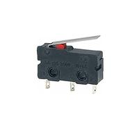 Parti di ricambio Microinterruttori 5Pcs Mini micro finecorsa NO NC 3 pin Terminali PCB SPDT 5A 125V 250V 29mm Leva ad arco a rulli Microinterruttori a spinta a scatto (Size : 16mm Lever)