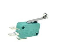 Parti di ricambio Microinterruttori Microinterruttori di finecorsa 16A 250V 125V NO+NC+COM 6.3mm 3 Pin SPDT Microinterruttore 28mm 52mm Arc Roller Leva Interruttore tattile Microinterruttore (Size :