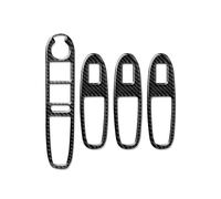 Parti di ricambio Per Alfa Romeo 159 2004 2005 2006 2007 2008 2009 2010 2011 Adesivi Per Telaio Copertura Dell'interruttore Finestrino Dell'auto In Fibra Di Carbonio Modifica degli interni(LHD)