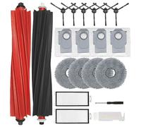 Parti di ricambio per aspirapolvere compatibili con Roborock Qrevo Master/P10s Pro/V20 accessori spazzola principale, filtro HEPA, sacchetti per la polvere, panni per mocio e spazzole laterali