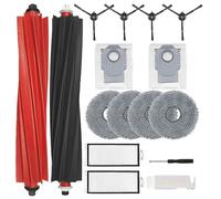 Parti di ricambio per aspirapolvere compatibili con Roborock Qrevo Master/P10s Pro/V20 accessori spazzola principale, filtro HEPA, sacchetti per la polvere, panni per mocio e spazzole laterali