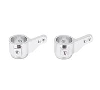 Parti di ricambio per auto RC in lega di alluminio delle coppe dello sterzo per una lunga durata CC01 (Silver)