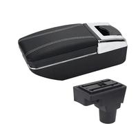 Parti Di Ricambio Per Bracciolo Auto Contenitore Interno Con Linea Rossa Nero Bianco Per Chevy Per Sonic Per Aveo(A3 white line)