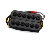 Parti di ricambio per chitarra con pickup al manico per chitarra elettrica a doppia bobina in metallo regolabile nero Pickup Professionale Per Chitarra Elettrica