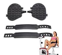 Parti di ricambio per cyclette, pedali per cyclette, coppia regolabili | Pedali per cyclette per spin bike, bicicletta stazionaria, per interni, ciclismo, casa, palestra, fitness, allenamento cardio