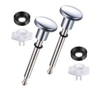 Parti di ricambio per deviatore per vasche da bagno, 2 pezzi, stelo in metallo e guarnizioni in gomma, adattatore per riparazione per perdite di rubinetto, facile da fissare e da fissare alla vasca da