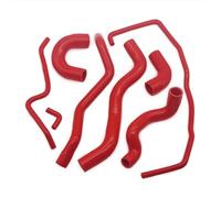 Parti Di Ricambio Per Fiat Per Abarth Per 500 595 695 Tutte Le Versioni Kit Tubo Flessibile Per Radiatore In Silicone Parti Di Raffreddamento Tubo Aspirazione Aria(Rosso)