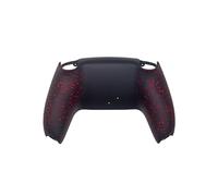 Parti di Ricambio per il Miglioramento del Gioco Della Parte Posteriore Inferiore Della Scocca Antiscivolo per il Controller per PS5, Nero e Rosso