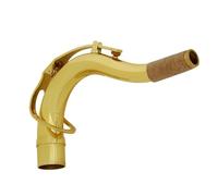 Parti Di Ricambio Per Manico Per Sax Tenore B Sassofono Piatto Collo In Ottone Placcato Oro Sassofono Riparazione Parte