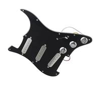 Parti di ricambio per pickup battipenna Battipenna per chitarra elettrica SSS Silver Pickup e assemblaggio durevole precablato caricato Parti Di Ricambio Pickup Del Battipenna (Color : 3/4)