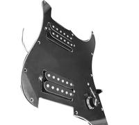 Parti di ricambio per pickup battipenna Gruppo pickup battipenna per chitarra elettrica precablato caricato per chitarra HH nero Parti Di Ricambio Pickup Del Battipenna