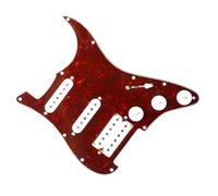 Parti di ricambio per pickup battipenna Gruppo Scratchplate precablato caricato SSH bianco con parti di ricambio per chitarra pickup bianca Parti Di Ricambio Pickup Del Battipenna (Color : G)