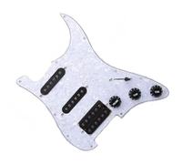 Parti di ricambio per pickup battipenna Pickup battipenna per chitarra elettrica professionale Gruppo scratchplate precablato caricato SSH Parti Di Ricambio Pickup Del Battipenna (Color : 7)
