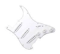 Parti di ricambio per pickup battipenna Pickup per battipenna per chitarra elettrica, gruppo scratchplate precablato caricato SSS bianco Parti Di Ricambio Pickup Del Battipenna (Color : I)