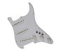 Parti di ricambio per pickup battipenna Set di pickup a bobina singola SSS con battipenna precablato completamente caricato a 7 vie, componente per chitarra Parti Di Ricambio Pickup Del Battipenna (C