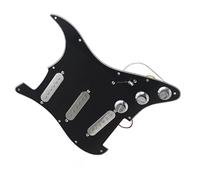 Parti di ricambio per pickup battipenna SSS Silver Pickup Chitarra elettrica Battipenna caricato precablato Scratchplate Assemblaggio standard Parti Di Ricambio Pickup Del Battipenna (Color : 3/4)