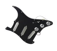 Parti di ricambio per pickup battipenna SSS Silver Pickup Chitarra elettrica Caricato Precablato Battipenna Squisito assemblaggio di parti per chitarra Parti Di Ricambio Pickup Del Battipenna (Color