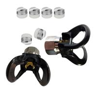 Parti di ricambio per pistole a spruzzo Airless Graco, set di 2 ugelli 246215 7/8" reversibile con filettatura di protezione base/ugello, 6 pezzi 246453 guarnizioni di tenuta