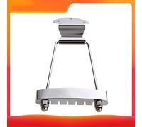 Parti di ricambio per ponticello a trapezio chitarra 6 corde elettrica archtop jazz e basso design regolabile metallo Ottimo upgrade ponticelli rotti sporchi o vecchi