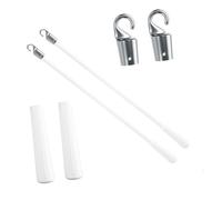 Parti di ricambio per tende in fibra di vetro inclinabili con gancio e maniglia Bacchetta di inclinazione regolabile facile da usare per tende verticali Accessori per aprire tende da finestra