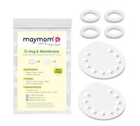 Parti di ricambio per tiralatte manuale Medela Harmony; 4 O-rings, 2 membrane Maymom di Maymom