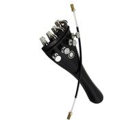 Parti di ricambio per violino 1 Pz. Intarsio Paris Eye 4/4 3/4 1/2 1/4 Cordiera Per Violino Con Accordatori In Nylon Tail Gut(4/4)