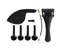 Parti di ricambio per violino 1 set di accessori per violino in plastica tra cui cordi mentone+puntina terminale+budello della cod 4 pioli per 4/4 3/4 1/2 1/4 1/8 (colore: 4 4)