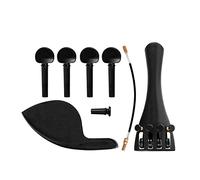 Parti di ricambio per violino 1 set di accessori per violino in plastica tra cui cordi mentone+puntina terminale+budello della cod 4 pioli per 4/4 3/4 1/2 1/4 1/8 (colore: 1 4)