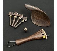 Parti di ricambio per violino 4/4 Violino Ebano Accessori Mentoniera Asse Pianoforte Tavola Corde Coda Post Con Corda Coda Micro(Yellow circle-a)