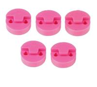 Parti di ricambio per violino Accessori Per Parti Di Violino Professionali Sordina Per Violino In Gomma Rotonda Acustica Nera Silenziatore Per Violino(Pink)