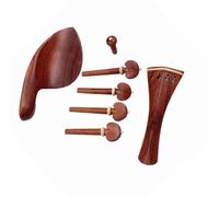 Parti di ricambio per violino Accessori Per Violino Palissandro Rosso Asse Del Pianoforte/asse Perno Di Coda/chiodo Di Coda Poggiaguancia Tavola Delle Corde(Prismatic)
