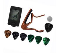 Parti di ricambio per violino Accordatore Adatto Per Violino Con Plettri E Porta Plettri Accessori Per Violino