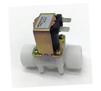 Parti di ricambio Valvola G3/4 Valvola Elettromagnetica 12V 24V 220V Elettrovalvola Deviatore Acqua Dispositivo Normalmente Chiuso Tipo PP Pressostato (Size : 220VAC)