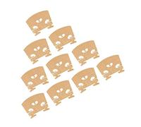 Parti di ricambio violino 10 Pezzi / 1 Set Set Selected Maple Wood Violin Bridge French Style Per L'uso Di Violini 3/4