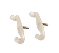 Parti di ricambio violino Claws Di Riposo A Spalla Di Violino In Plastica Adatta Per 1/8 1/4 1/2 3/4 4/4 Parti Di Violino Violin Sostituzione Colore Bianco (Color : 3-4 4-4)