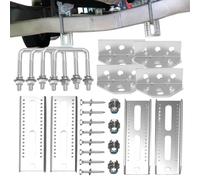 Parti di Rimorchio per Barche, Rimorchio per Barche Piccole | Parti zincate per Rimorchi - Kit di Supporto Doppio per Rimorchio Barca da 8 Pollici con Hardware, Kit di Supporto Li
