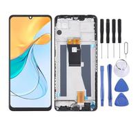 Parti di Riparazione del Cellulare per ZTE Blade V50 Vita 8550 Digitalizzatore dello Schermo LCD Assemblaggio Completo con Telaio (Nero)