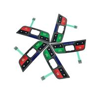 Parti di Riparazione della Tastiera della Console del Pulsante di Avvio rapido e Arresto compatibili con Il Tapis roulant Johnson Horizon T202-03(5pcs)