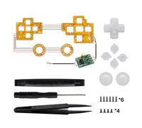 Parti di riparazione e accessori per la modifica della maniglia di gioco con scheda LED per il controller PS4