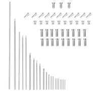 Parti di riparazione per oboe, asta filettata + vite + chiodo conico professionale per strumenti a fiato accessori per strumenti a fiato