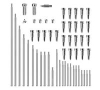 Parti di riparazione per sassofono asta filettata + vite + chiodo conico strumenti di riparazione strumento a fiato accessori per sax soprano kit di strumenti di riparazione per sassofono kit di