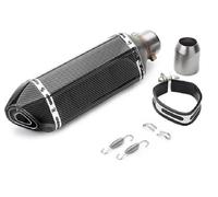 parti di scarico 51MM Tubo Di Scarico Per Moto Marmitta Scarico Da Corsa Accessori Per Y&amaha R15 Tmax 500 FZ6 CB400 Er6n Cb650(Type A)