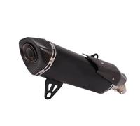 parti di scarico Scarico Moto Modifica Tubo Di Collegamento Centrale 51mm Silenziatore Accessori Durevoli Per B&MW C400 C400X C400GT 2018-2021(Nero)