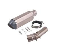 parti di scarico Tubo Di Collegamento Centrale Di Scarico Moto Sinistro Con Silenziatore Slip On Per B&MW F650Gs F700Gs F800Gs F800R F800Gt 2009-2016(Type H)