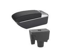 Parti Di Scatola Portaoggetti Per Toyota Per Aqua Per Prius C Bracciolo Auto Accessori Interni Per Auto Scatola Portaoggetti(D2 Black line No USB)