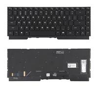 Parti di sostituzione del laptop per PC US Version Colorful Backlit Laptop Keyboard for DELL M15 R5 M15 R6 M15 R7 Accessori
