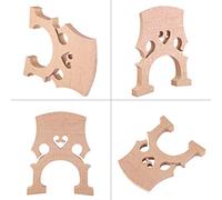 Parti di Sostituzione del Ponte a Violoncello in Legno di Acero Robuste e Resistenti Alla Corrosione per 1/2 1/4 1/8 Vile dei Violoncini (Dimensione del violoncello 1/2)