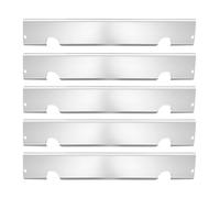 Parti di sostituzione della griglia, piastre di schermatura a calore in acciaio inossidabile, barre di ricambio di parti di griglia, leggero e portatile, 43.4x7,6x5,3 cm, per giardino patio